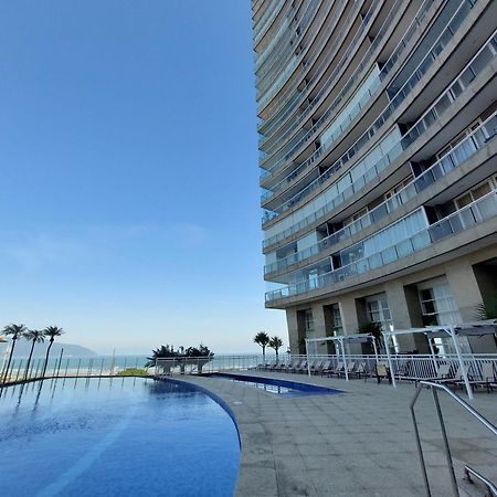 Ferienwohnung Book Santos - Unlimited 1112 - Um Pe Na Areia Exterior foto