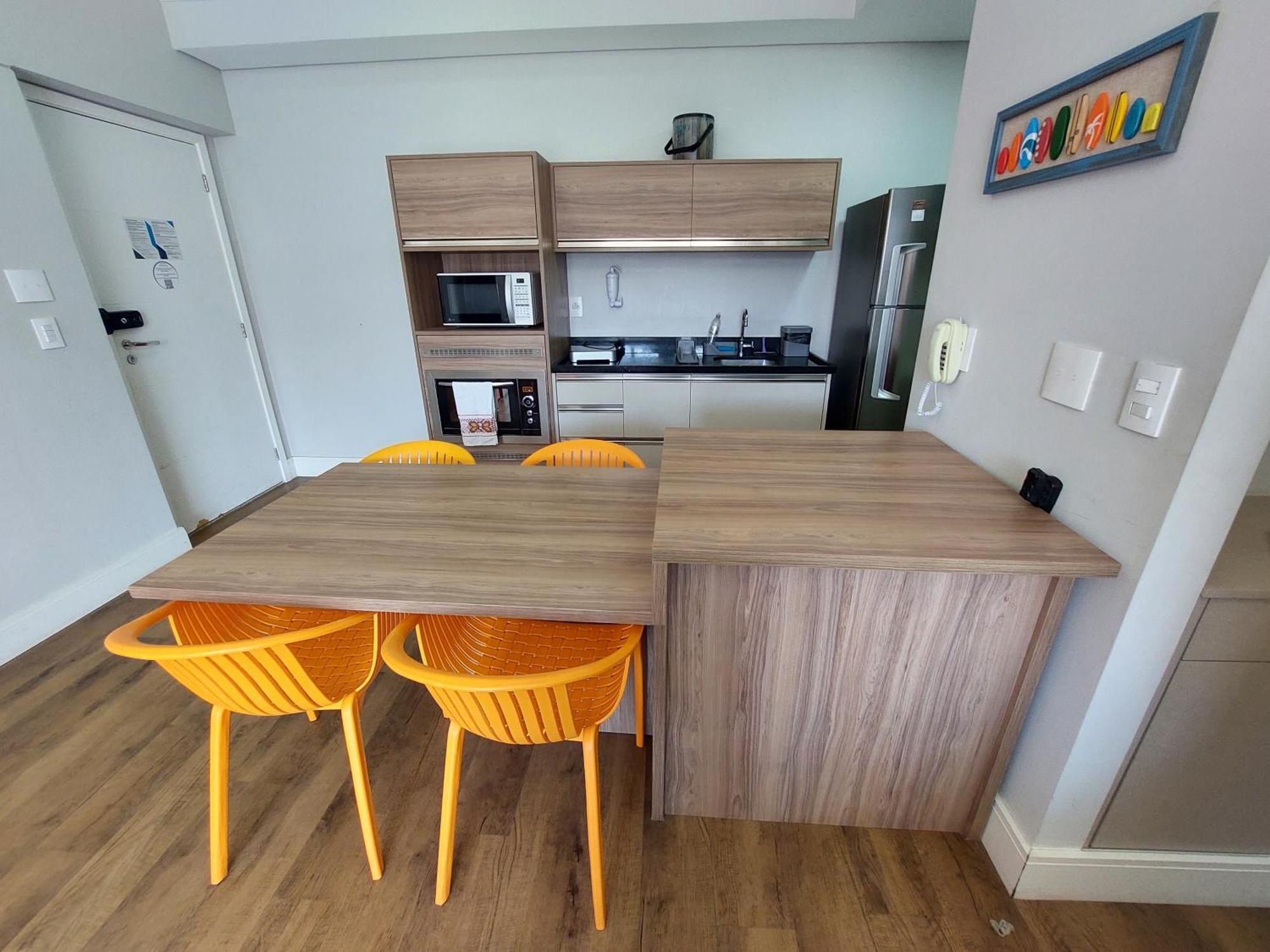 Ferienwohnung Book Santos - Unlimited 1112 - Um Pe Na Areia Exterior foto