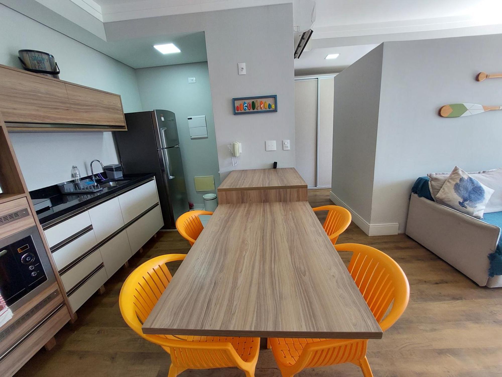 Ferienwohnung Book Santos - Unlimited 1112 - Um Pe Na Areia Exterior foto