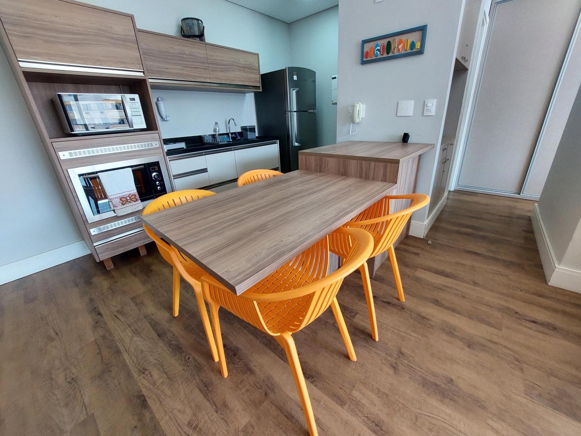 Ferienwohnung Book Santos - Unlimited 1112 - Um Pe Na Areia Exterior foto